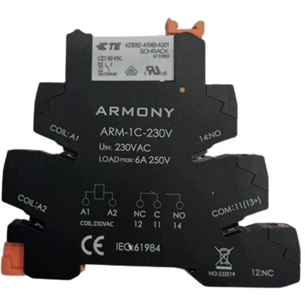 [V23092-A1024-A301] SCHRACK V23092-A1024-A301 24 VDC 6A SLİM RÖLE+SOKET