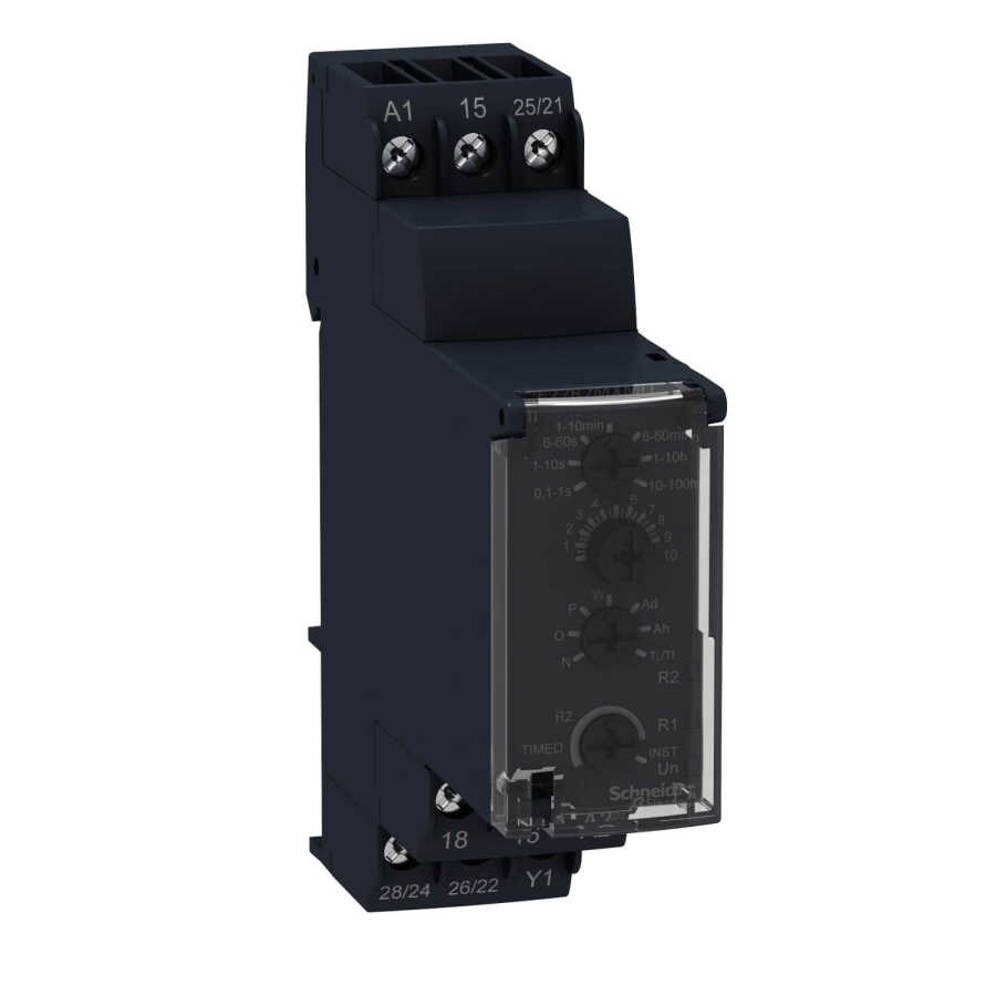 [RE22R2MMU] SCHNEIDER RE22R2MMU RE22R2MMU 24 VDC/24..240 VAC ÇOK FONK.ZAMAN RÖLESİ