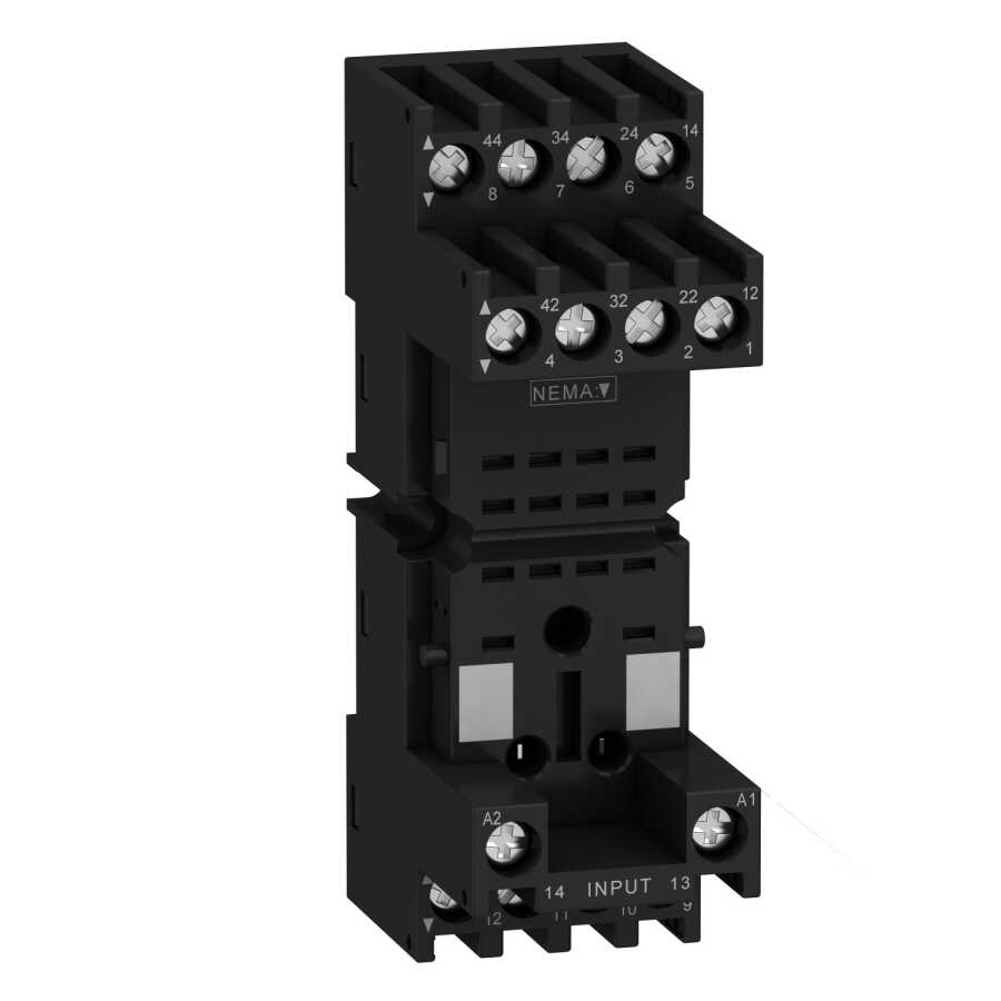 [RXZE2M114M] SCHNEIDER RXZE2M114M 2 VE 4 KUTUP RÖLE SOKETİ RXM