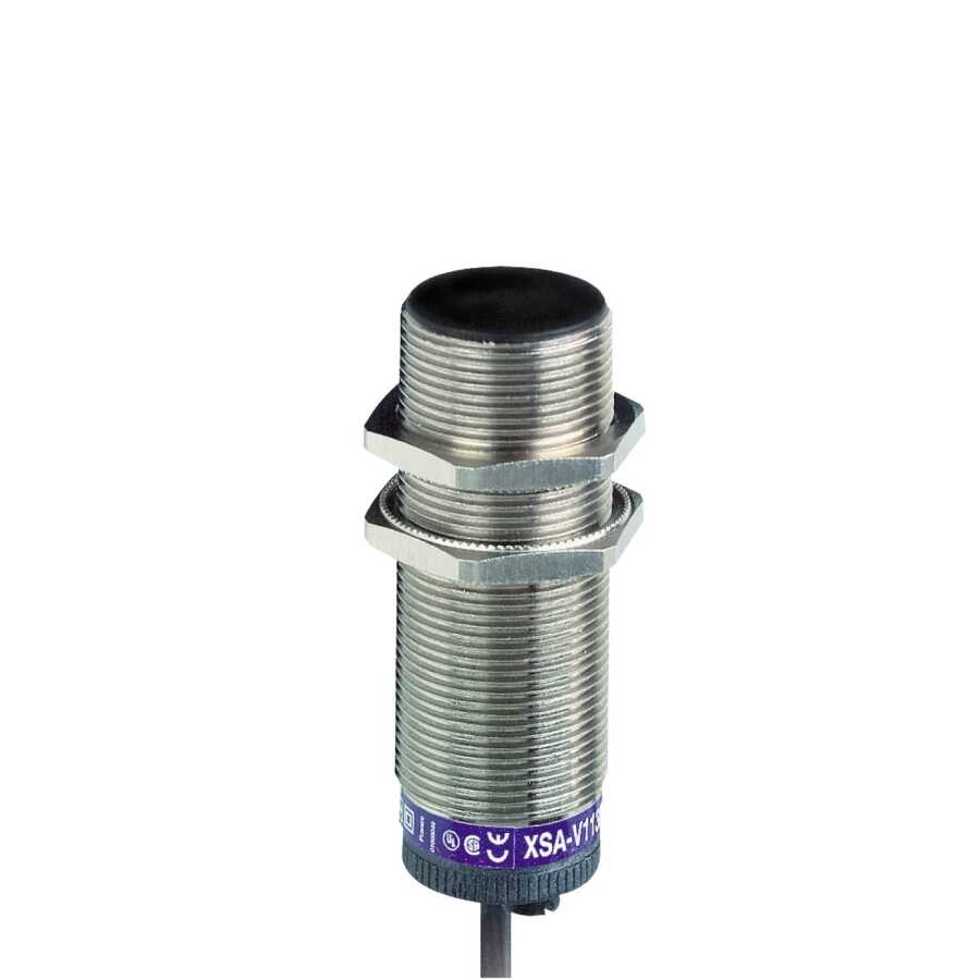 TELEMECANIQUE XSAV11801 24-240VAC/DC Sn10mm 6-150c/mn M30 2M KABLOLU ENDÜKTİF SENSÖR