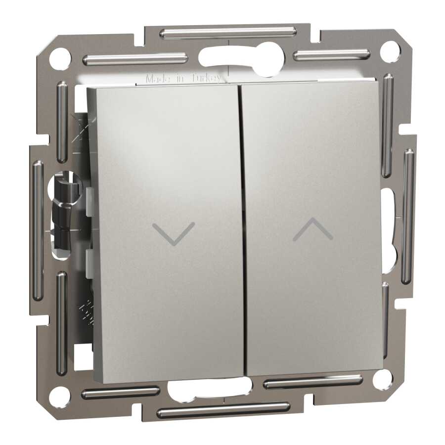 [EPH1300169] SCHNEIDER EPH1300169 ASFORA ÇERÇEVESİZ VİDASIZ BRONZ JALUZİ KUMANDA LIHT BUTON