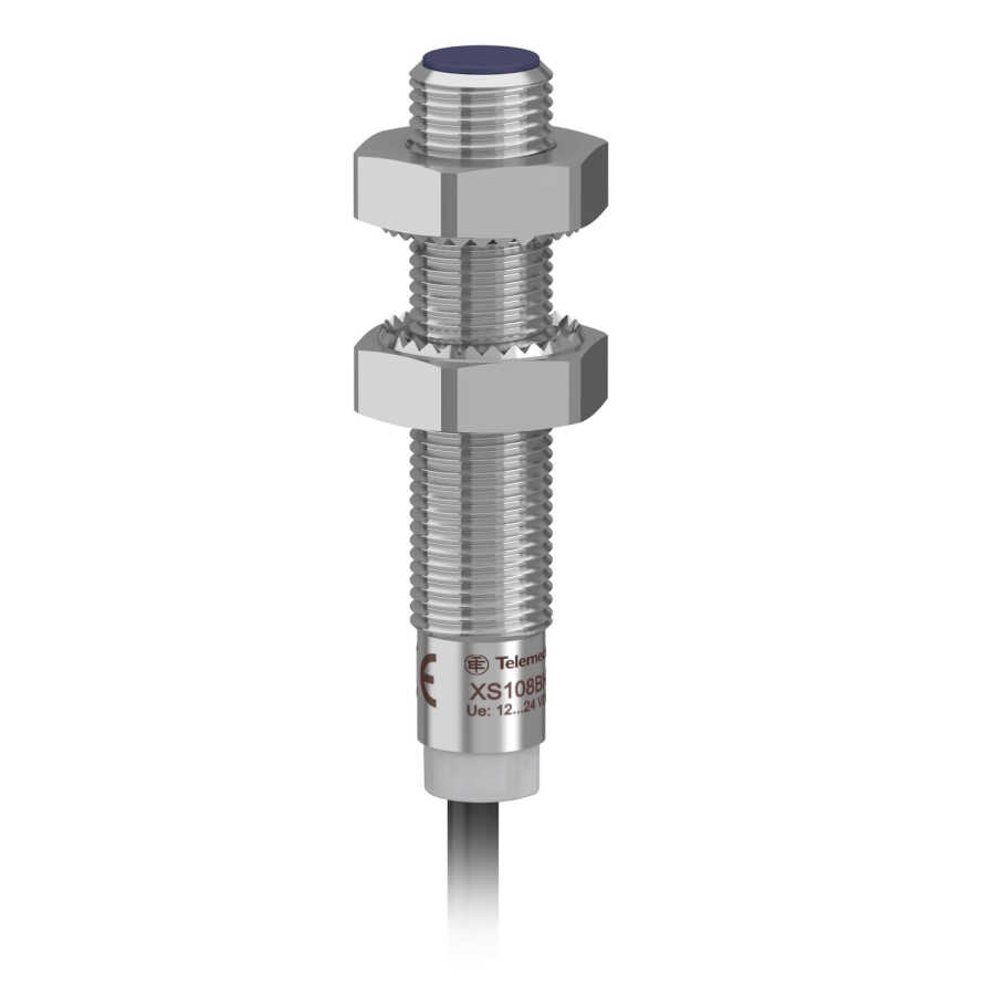 [XS108BLPAL2] TELEMECANIQUE XS108BLPAL2 Sn1.5mm 12/24 VDC M8 2M KABLOLU PİRİNÇ ENDÜKTİF SENSÖR