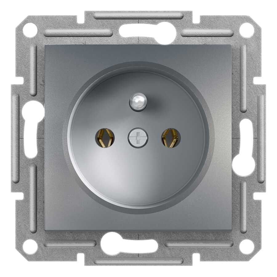SCHNEIDER EPH2800162 ASFORA ÇERÇEVESİZ ÇELİK UPS PRİZ