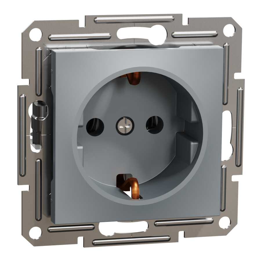 [EPH2900162] SCHNEIDER EPH2900162 ASFORA 16A ÇERÇEVESİZ ÇELİK TOPRAKLI PRİZ