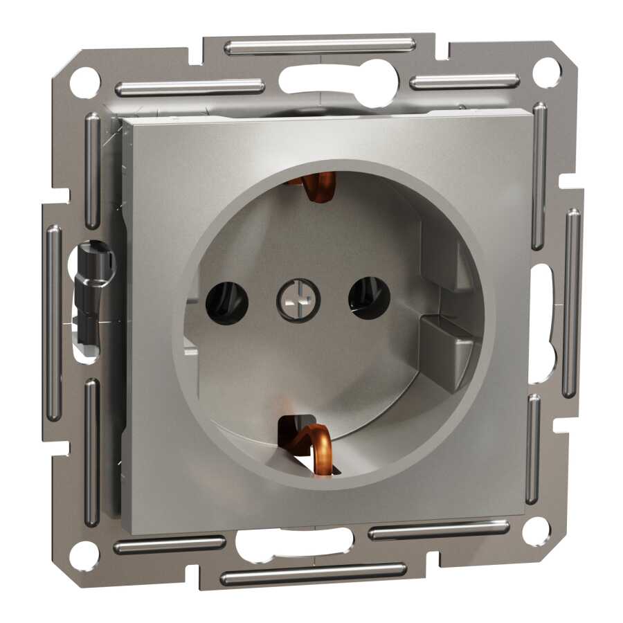 SCHNEIDER EPH2900169 ASFORA 16A ÇERÇEVESİZ BRONZ TOPRAKLI PRİZ
