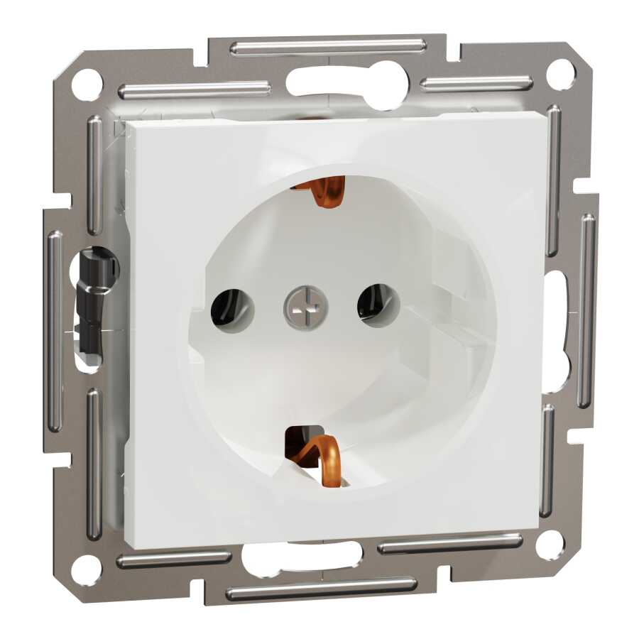 SCHNEIDER EPH2970121 ASFORA 16A ÇERÇEVESİZ BEYAZ TOPRAKLI PRİZ