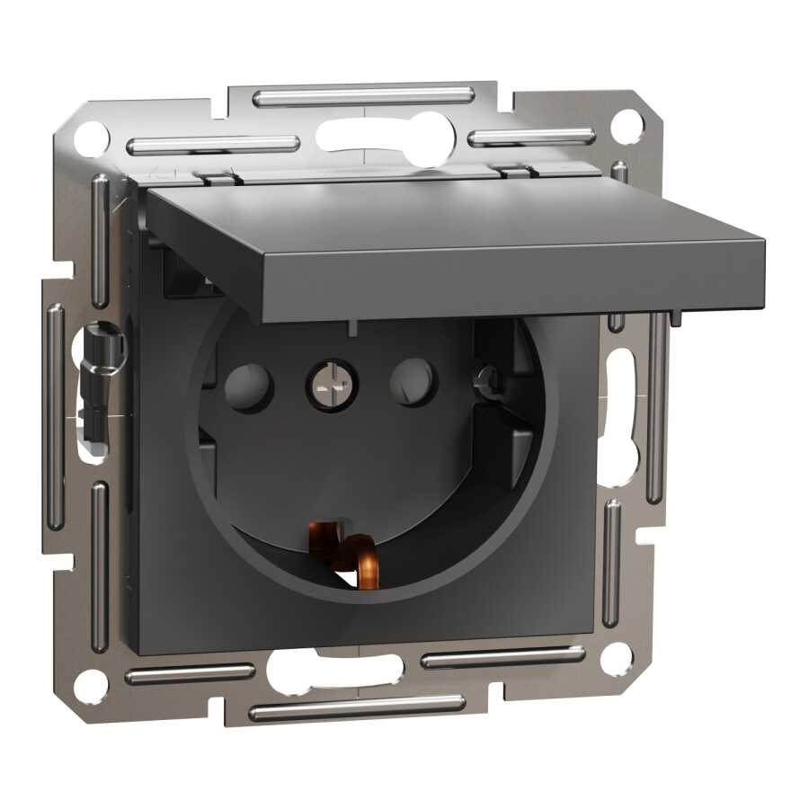 [EPH3100171] SCHNEIDER EPH3100171 ASFORA 16A ANTRASİT KAPAKLI TOPRAKLI PRİZ