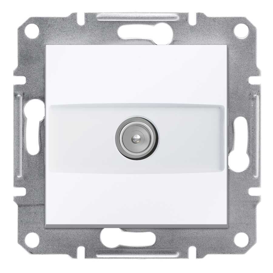 [EPH3270121] SCHNEIDER EPH3270121 ASFORA BEYAZ 1 dB SONLU ÇERÇEVESİZ TV PRİZİ
