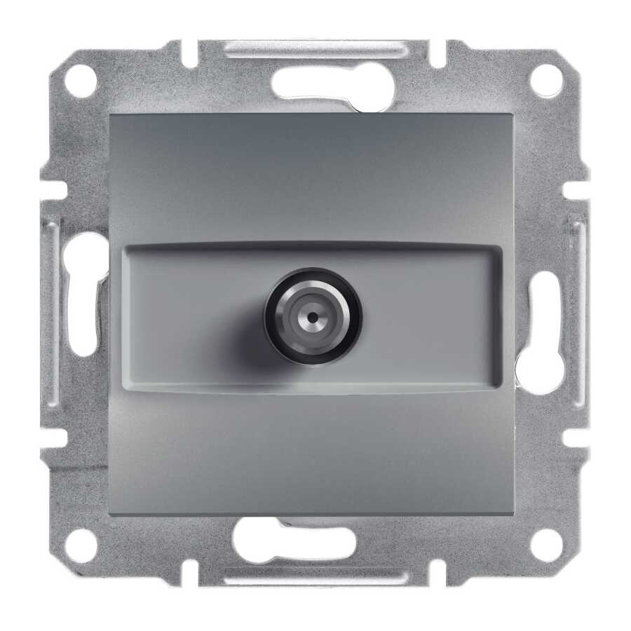 SCHENIDER EPH3700162 ASFORA ÇELİK SAT 1 dB SONLU SAT PRİZİ