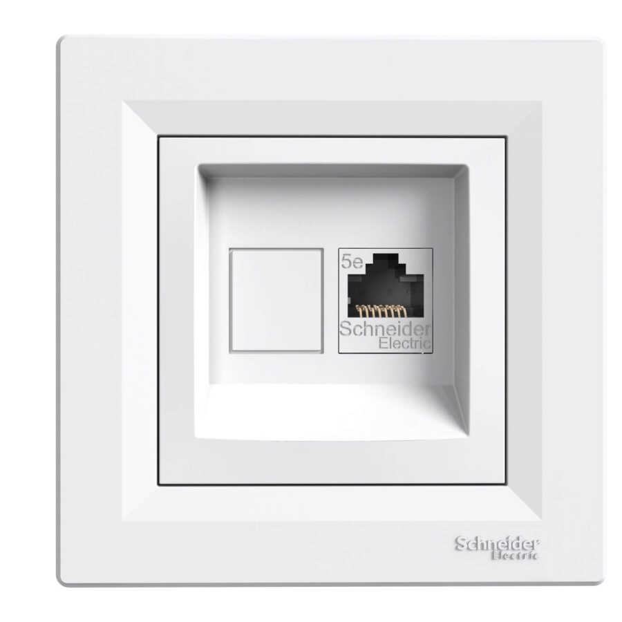 [EPH4370521] SCHNEIDER EPH4370521 ASFORA TEKLİ RJ45 BEYAZ ÇERÇEVESİZ KONNEKTÖRSÜZ DATA PRİZİ