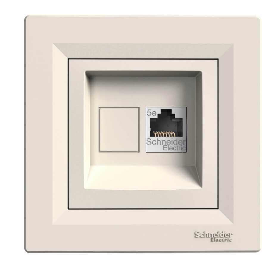 [EPH4370523] Schneider Electric EPH4370523 EPH4370523 1RJ45 KONNEKTÖRSÜZ PRİZ KREM ÇERÇEVESİZ
