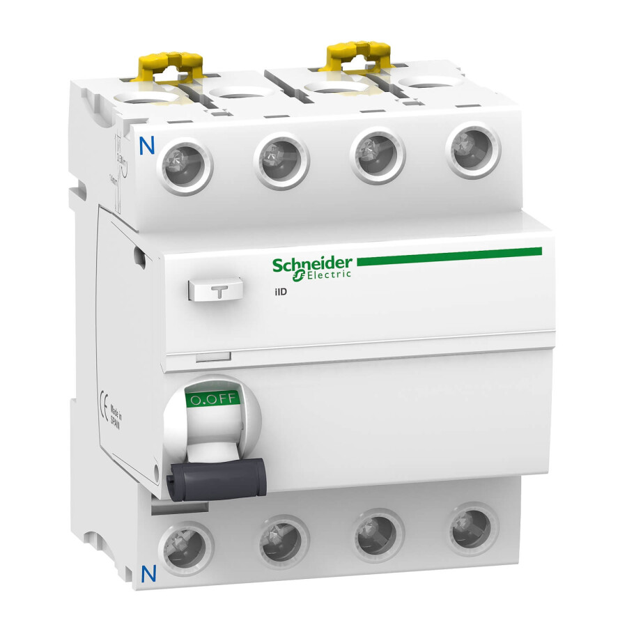 [A9R17463] SCHNEIDER A9R17463 63 A 500 mA 4 KUTUP K. AKIM KORUMA RÖLESİ TİP AC