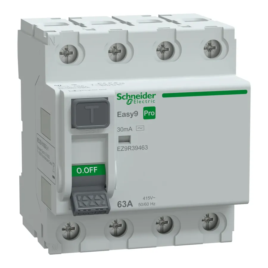 SCHNEIDER EZ9R39463 EASY 9 PRO 4P 63A 30mA AC TİP KAÇAK AKIM RÖLESİ