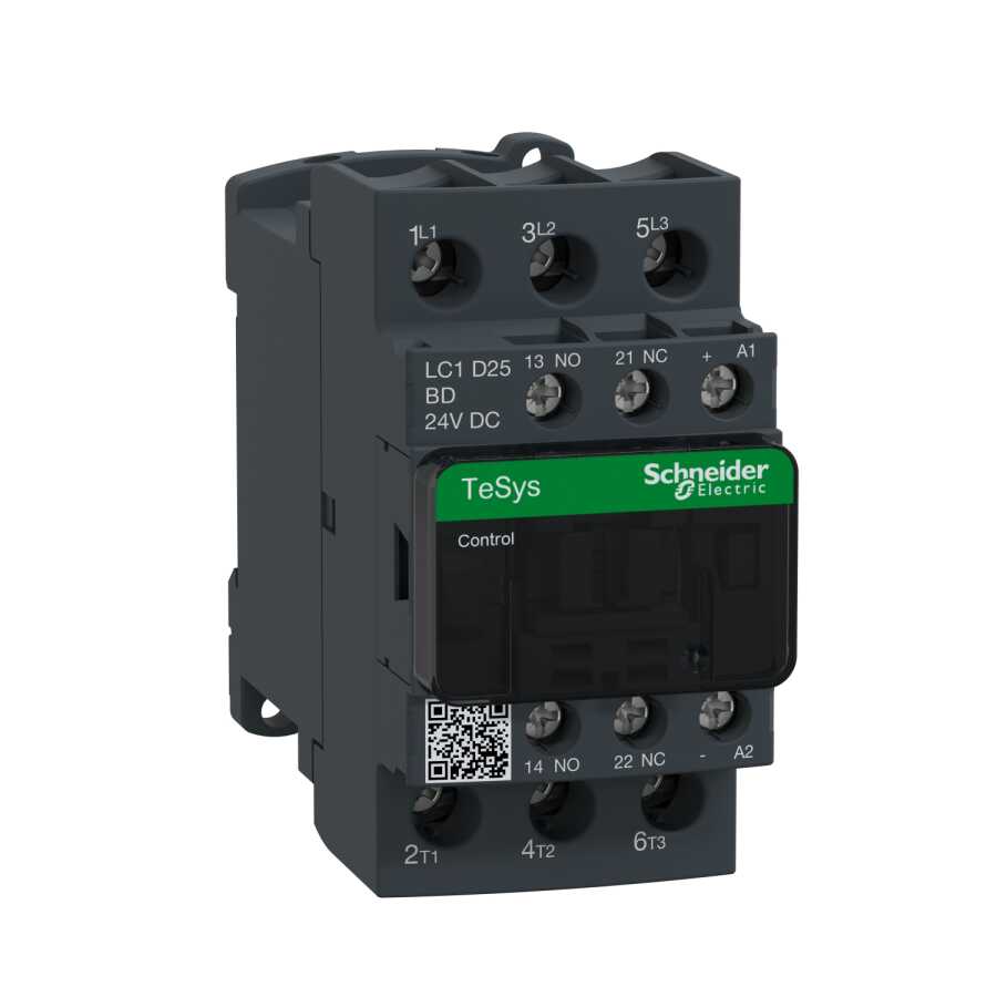 [LC1D25BD] SCHNEIDER LC1D25BD TeSys D 3P 25A 24VDC KONTAKTÖR