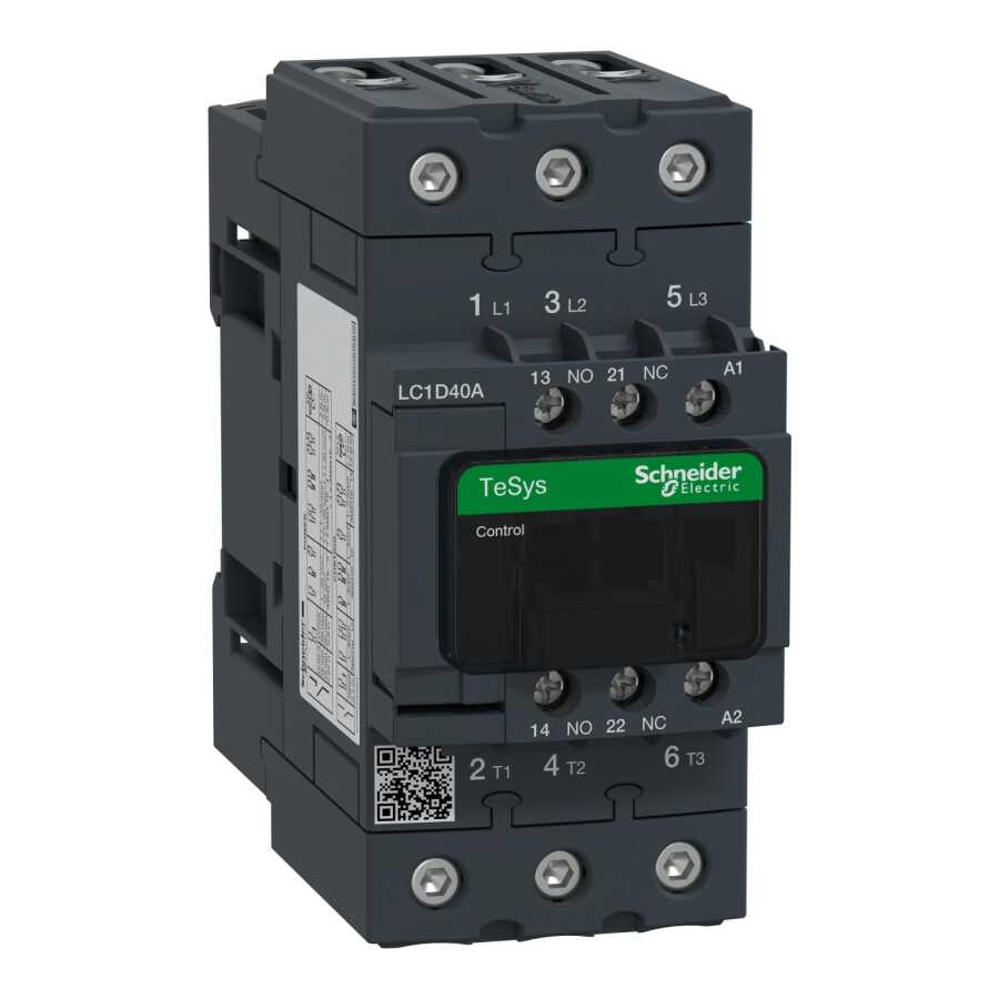 SCHNEIDER LC1D40AF7 TeSys D 50/60 Hz 3P 40A 110VAC KONTAKTÖR