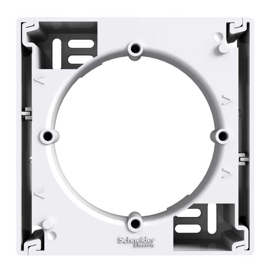 SCHNEIDER EPH6100121 ASFORA TEKLİ SIVA ÜSTÜ BEYAZ KASA