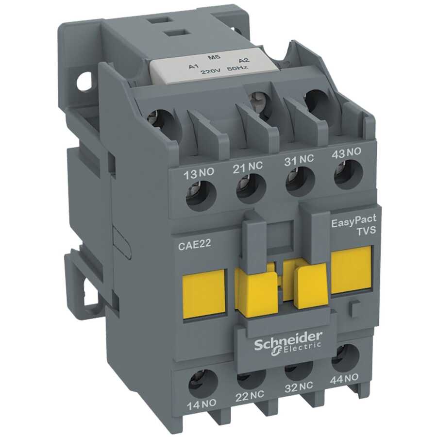 [CAE40M5] SCHNEIDER CAE40M5 4NA 220 VAC YARDIMCI KONTAKTÖR