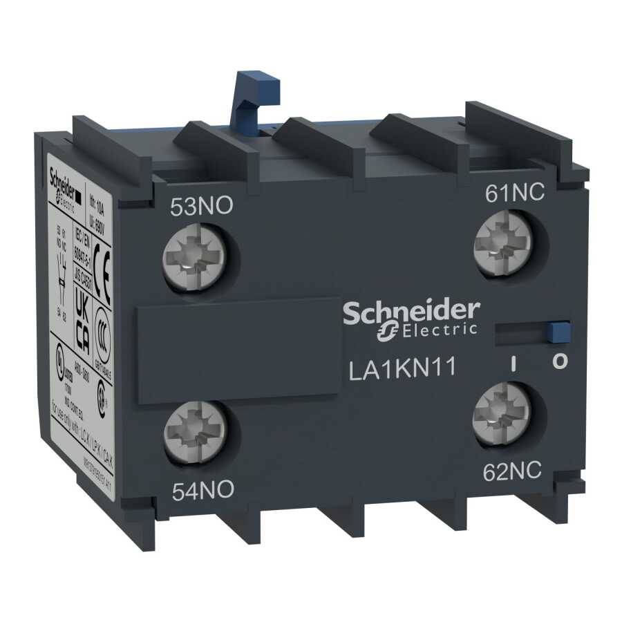 SCHNEIDER LA1KN20 2NA YARDIMCI KONTAK BLOĞU VİDA BAĞLANTILI