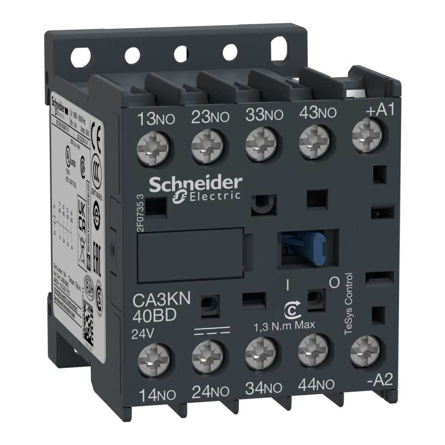 Schneider Electric CA3KN40BD 4NA 24 VDC YARDIMCI KONTAKTÖR