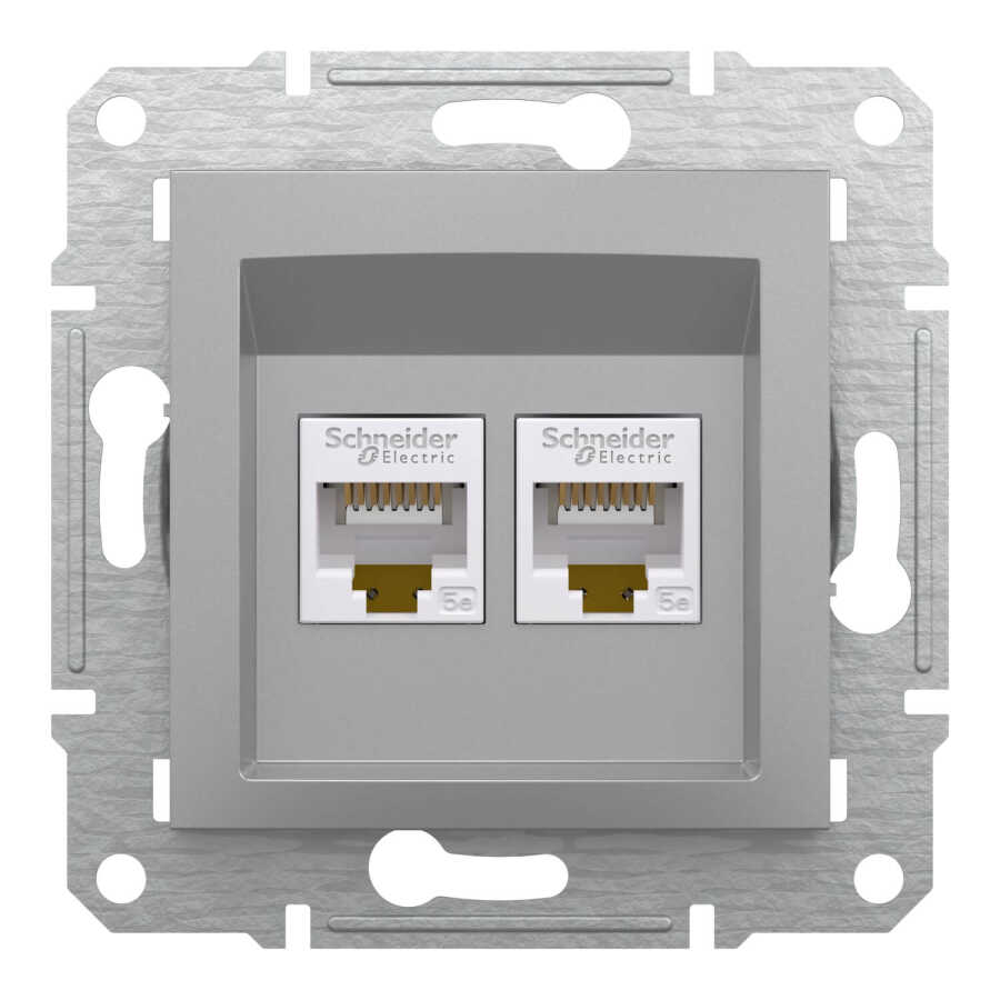 SCHNEIDER EPH4400161 EPH4400161 2*RJ45 CAT5e-UTP ALÜMİNYUM