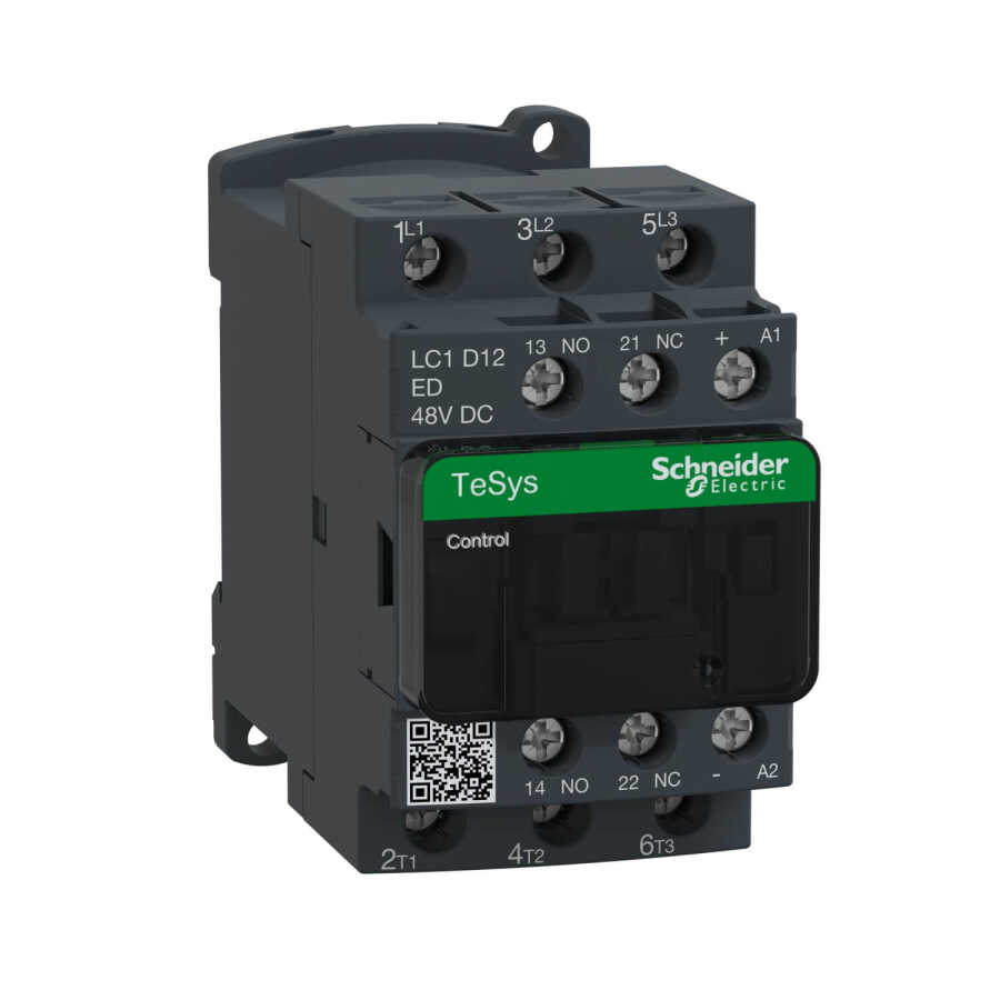 SCHNEIDER LC1D12ED TeSys D 3P 12A 48VDC KONTAKTÖR