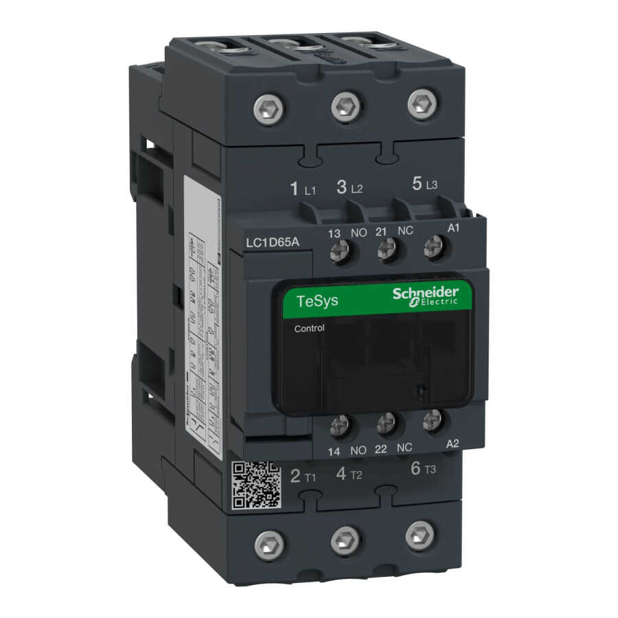 SCHNEIDER LC1D65AFD TeSys D 50/60 Hz 3P 65A 110VDC KONTAKTÖR