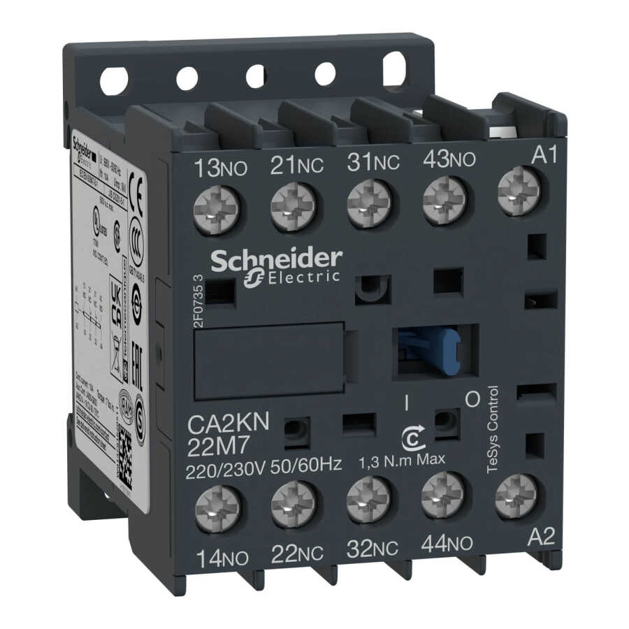 SCHNEIDER CA2KN22Q7 2NA+2NK 380 VAC YARDIMCI KONTAKTÖR