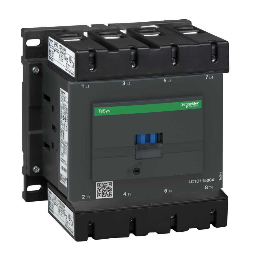 SCHNEIDER LC1D115004FD 200 A 1NA+1NK 4P 110 VDC KONTAKTÖR