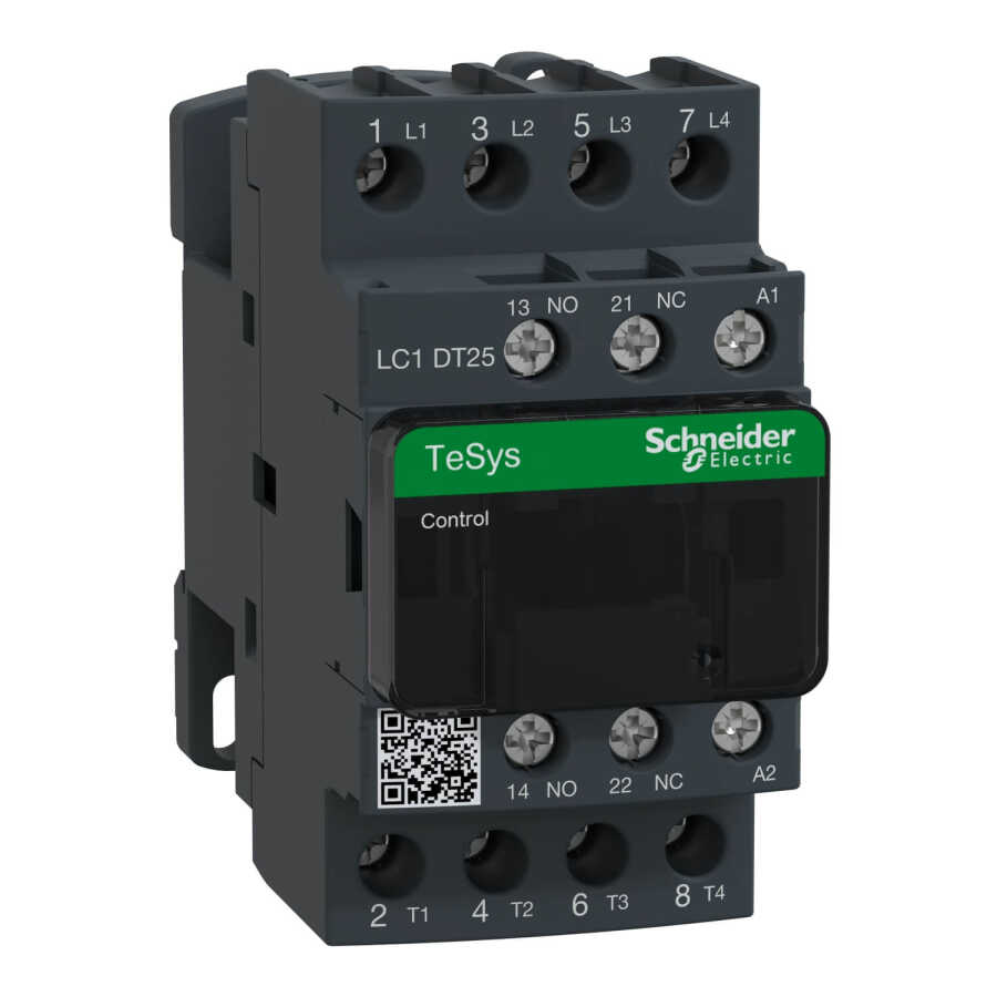 SCHNEIDER LC1DT25B7 25 A 1NA+1NK 4P 24 VAC KONTAKTÖR
