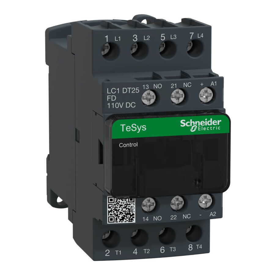 SCHNEIDER LC1DT25FD 25 A 1NA+1NK 4P 110 VDC KONTAKTÖR