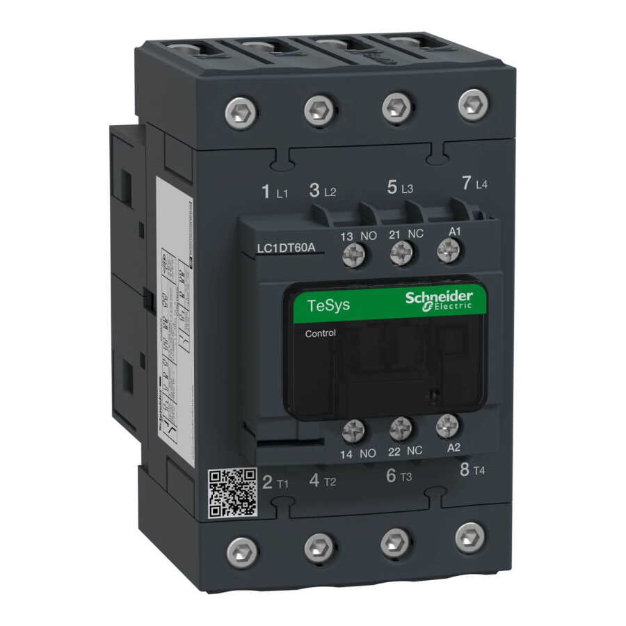 SCHNEIDER LC1DT60AB7 60 A 1NA+1NK 4P 24 VAC KONTAKTÖR