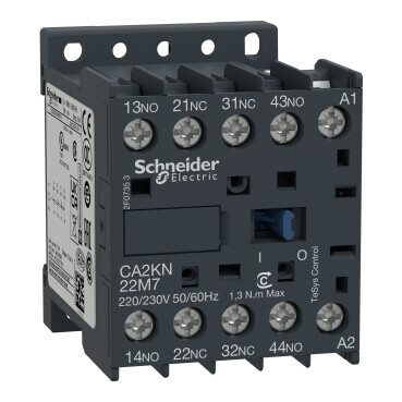 [CA2KN22D7] SCHNEIDER CA2KN22D7 2NA+2NK 42 VAC YARDIMCI KONTAKTÖR