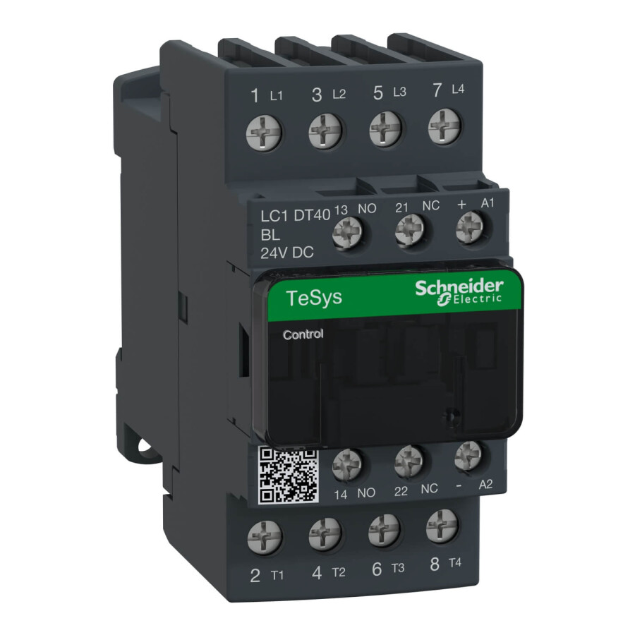 SCHNEIDER LC1DT40BL 40 A 1NA+1NK 24 VDC 4P KONTAKTÖR