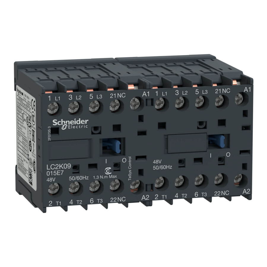 SCHNEIDER LC2K09015E7 4 kW 3NA 48 VAC ENVERSÖR KONTAKTÖR