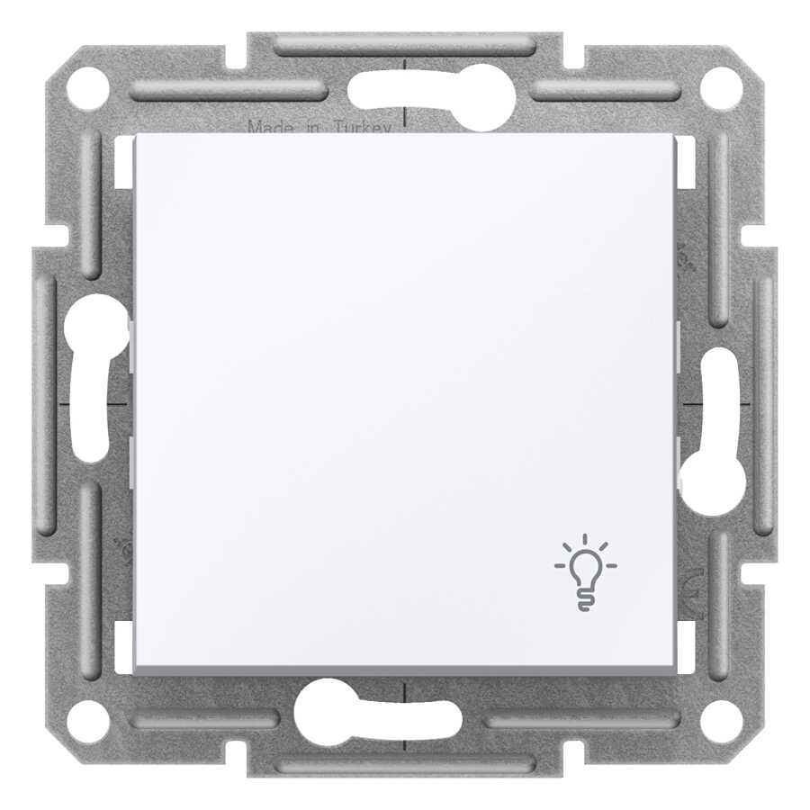 Schneider Electric EPH0970121 EPH0970121 LİHT BUT.IŞIK İŞARETLİ BEYAZ ÇERÇEVESİZ