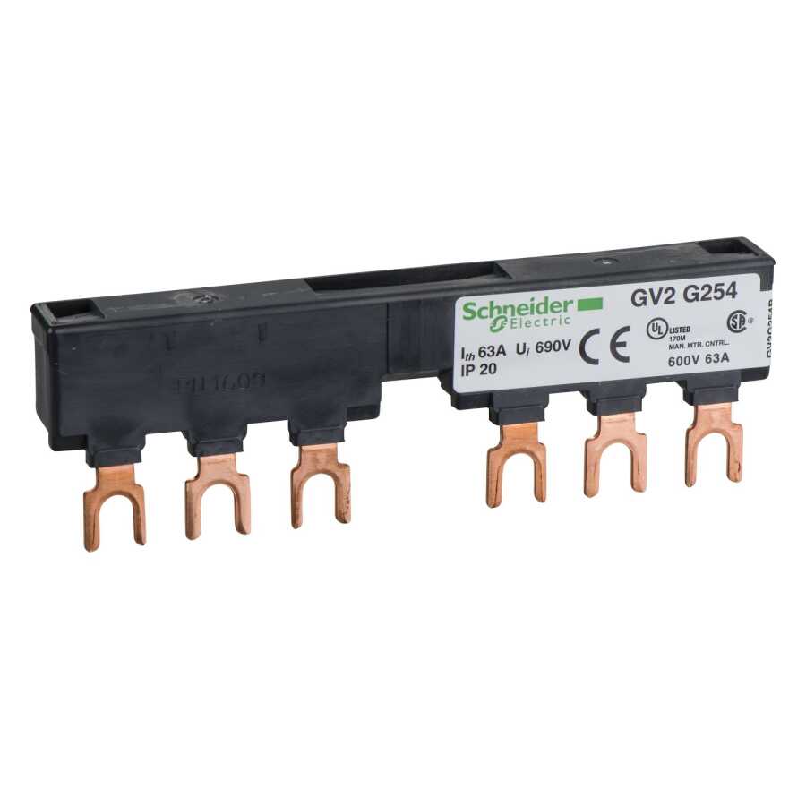 [GV2G254] SCHNEIDER GV2G254 GV2 3P 63A 2 Lİ BESLEME BARASI