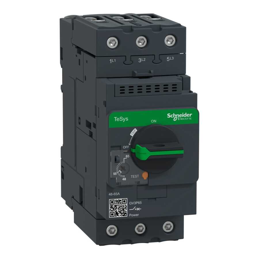 [GV3P65] SCHNEIDER GV3P65 48-65 A MOTOR KORUMA ŞALTERİ 15-100 kA