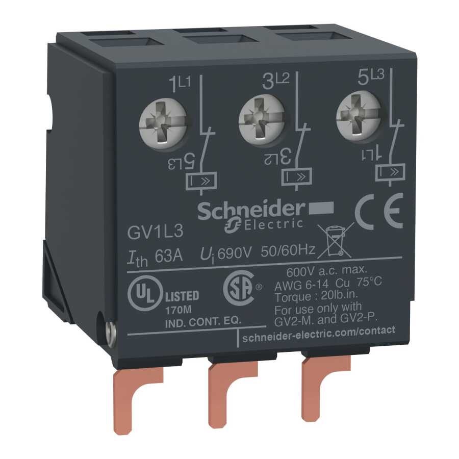 [GV1L3] SCHNEIDER GV1L3 AKIM SINIRLAMA MODÜLLERİ ŞALTER