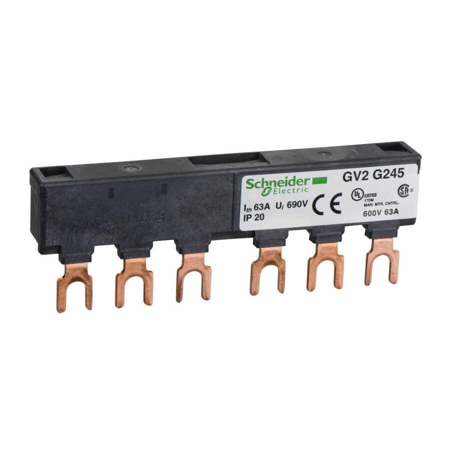 [GV2G245] SCHNEIDER GV2G245 GV2 3P 63A 2 Lİ BESLEME BARASI
