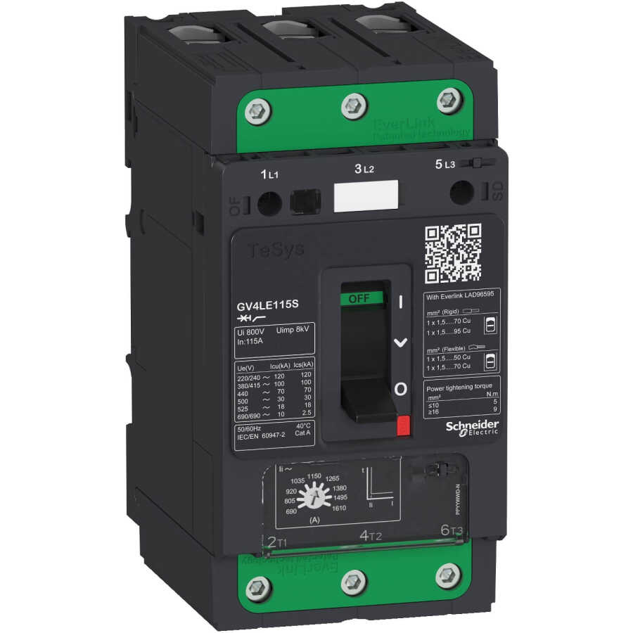 [GV4LE50N] SCHNEIDER GV4LE50N 20-50 A MOTOR KORUMA ŞALTERİ 50 kA