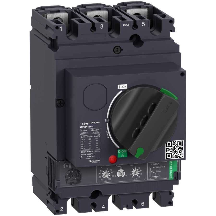 [GV5P150H] SCHNEIDER GV5P150H 70-150 A MOTOR KORUMA ŞALTERİ 70 kA