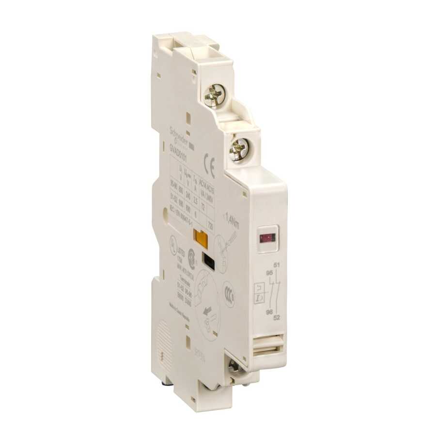 [GVAD1010] SCHNEIDER GVAD1010 GV-AD 1NA(HATA)+1NA HATA SİNYALİ VE ANİ YARDIMCI
