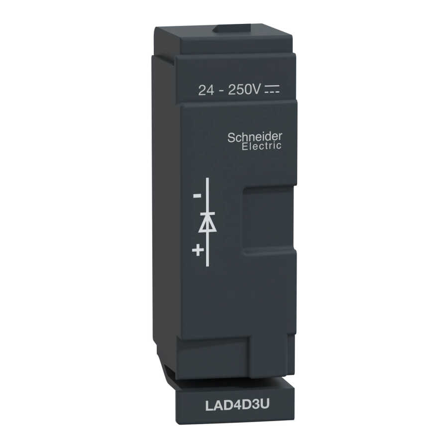 [LAD4D3U] SCHNEIDER LAD4D3U D40A-D65A DİYOT 24-250VDC SÜPRESÖR