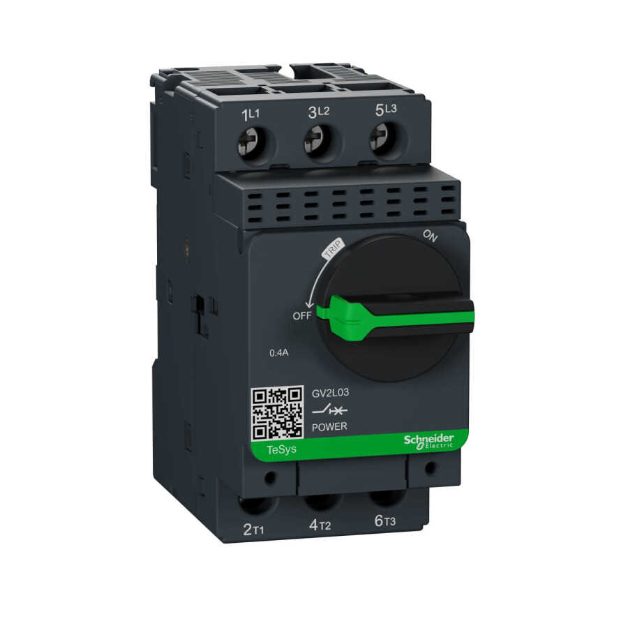 [GV2L03] SCHNEIDER GV2L03 0.4 A MOTOR KORUMA ŞALTERİ DÖNER KOL