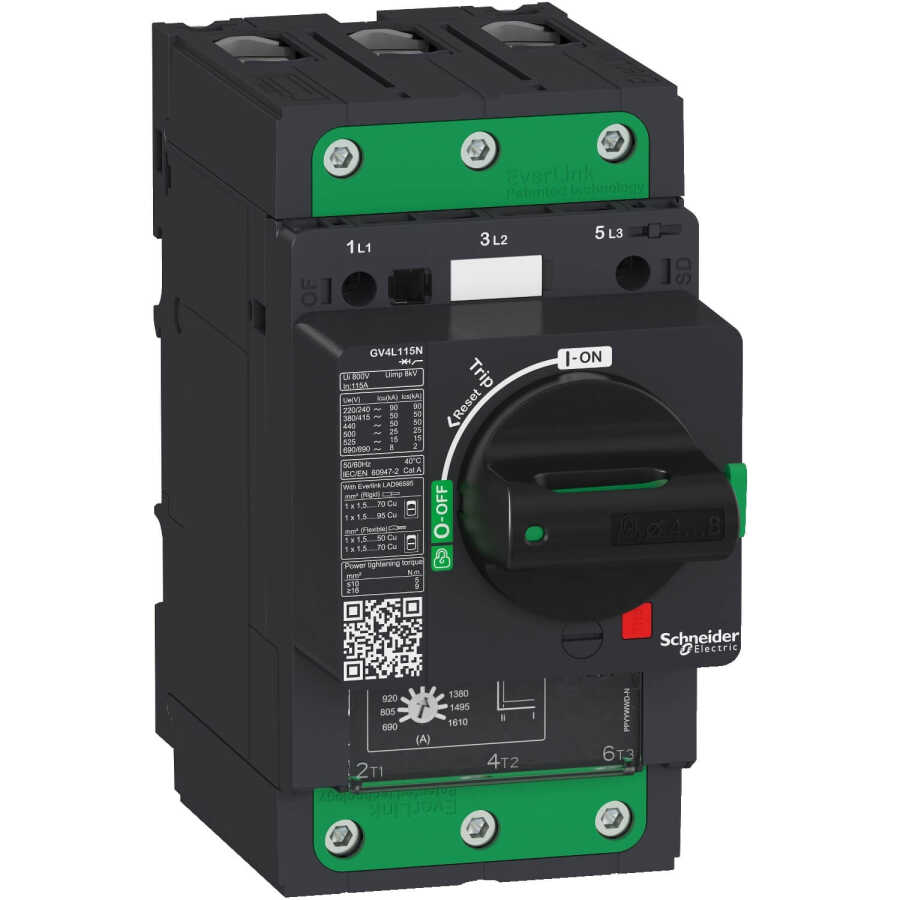 [GV4L07N] SCHNEIDER GV4L07N 2.9-7 A MOTOR KORUMA ŞALTERİ 50 kA