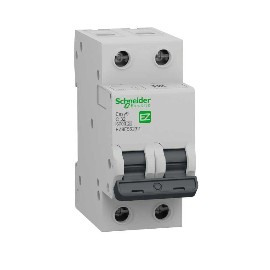 SCHNEIDER EZ9F56232 Easy9 2P 32A C TİPİ 6kA OTOMATİK SİGORTA