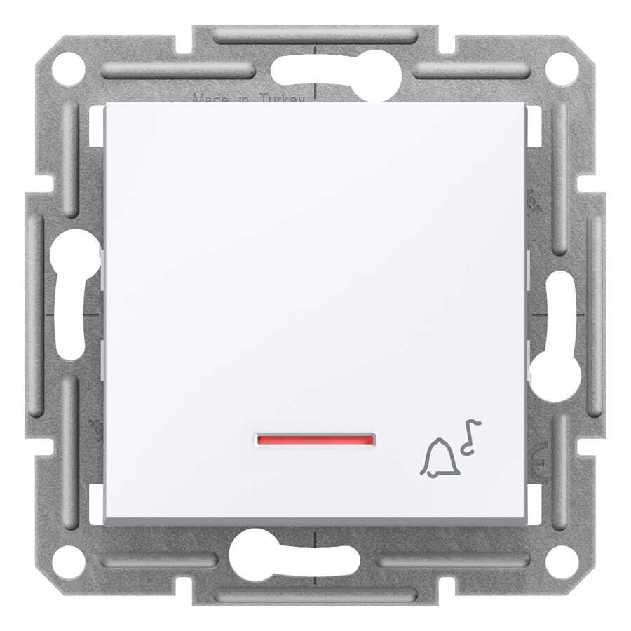 Schneider Electric EPH1770121 EPH1770121 LİHT IŞIKLI ZİL İŞARET BEYAZ ÇERÇEVESİZ
