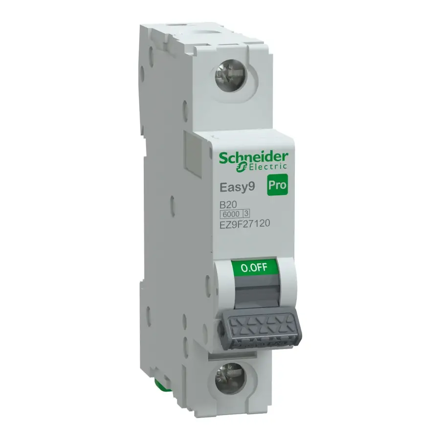 SCHNEIDER EZ9F27120 Easy9 Pro 1P 20A B TİPİ 6kA OTOMATİK SİGORTA