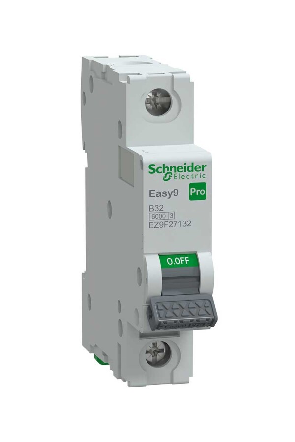 SCHNEIDER EZ9F27132 EASY 9 PRO 1P 32A 6kA B TİPİ OTOMATİK SİGORTA