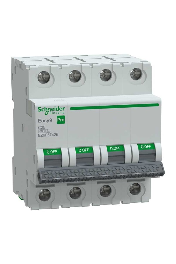 SCHNEIDER EZ9F57425 EASY 9 PRO 4P 40A 6kA C TİPİ OTOMATİK SİGORTA